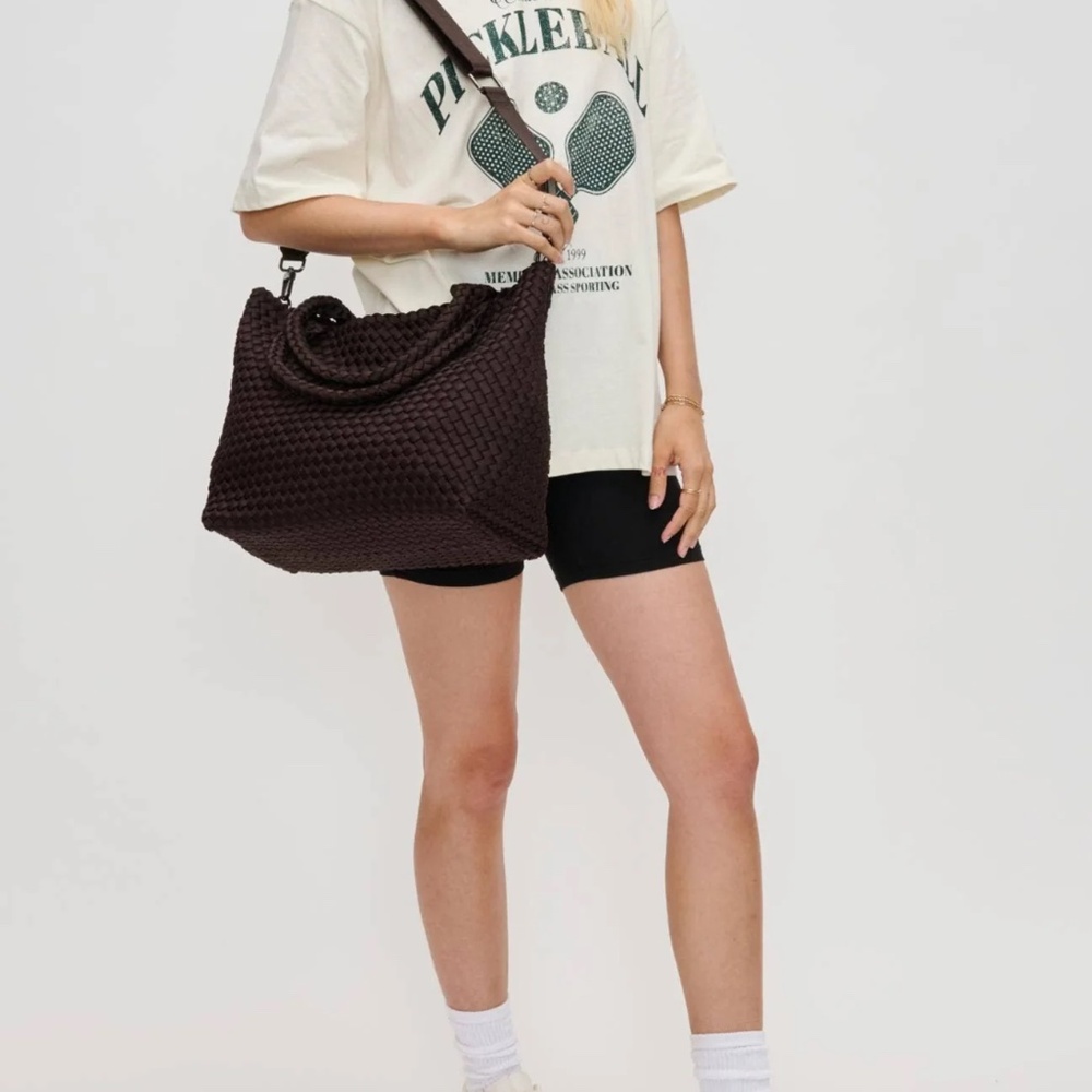 sol and Selene brown Tote Bag large